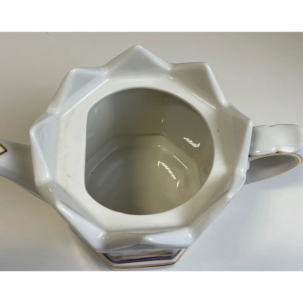 James Sadler Kings & Queens Queen Victoria I Teapot Matt Edwards Art Hexagonal